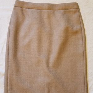 No. 2 Pencil Skirt in Double-serge wool